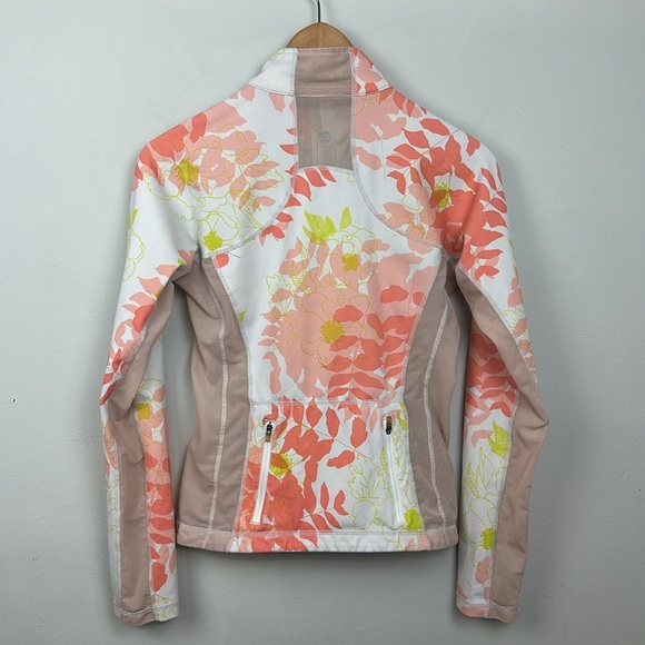 RARE Authentic Lululemon Floral Catch Me Air Jacket Sz 6 - Picture 5 of 8
